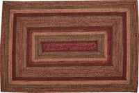 Thumbnail for Cider Mill Jute Braided Rug Rect 4'x6' with Rug Pad VHC Brands - The Fox Decor