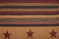 Thumbnail for Landon Jute Braided Rug Oval Stencil Stars 27