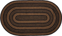 Thumbnail for Farmhouse Jute Braided Rug Oval 27