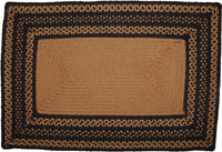 Thumbnail for Farmhouse Jute Braided Rug Rect Stencil Welcome Y'all 20