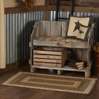 Thumbnail for Kettle Grove Jute Braided Rug Rect 27