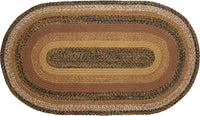 Thumbnail for Kettle Grove Jute Braided Rug Oval 27