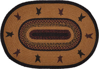 Thumbnail for Heritage Farms Star Jute Braided Oval Rug 20