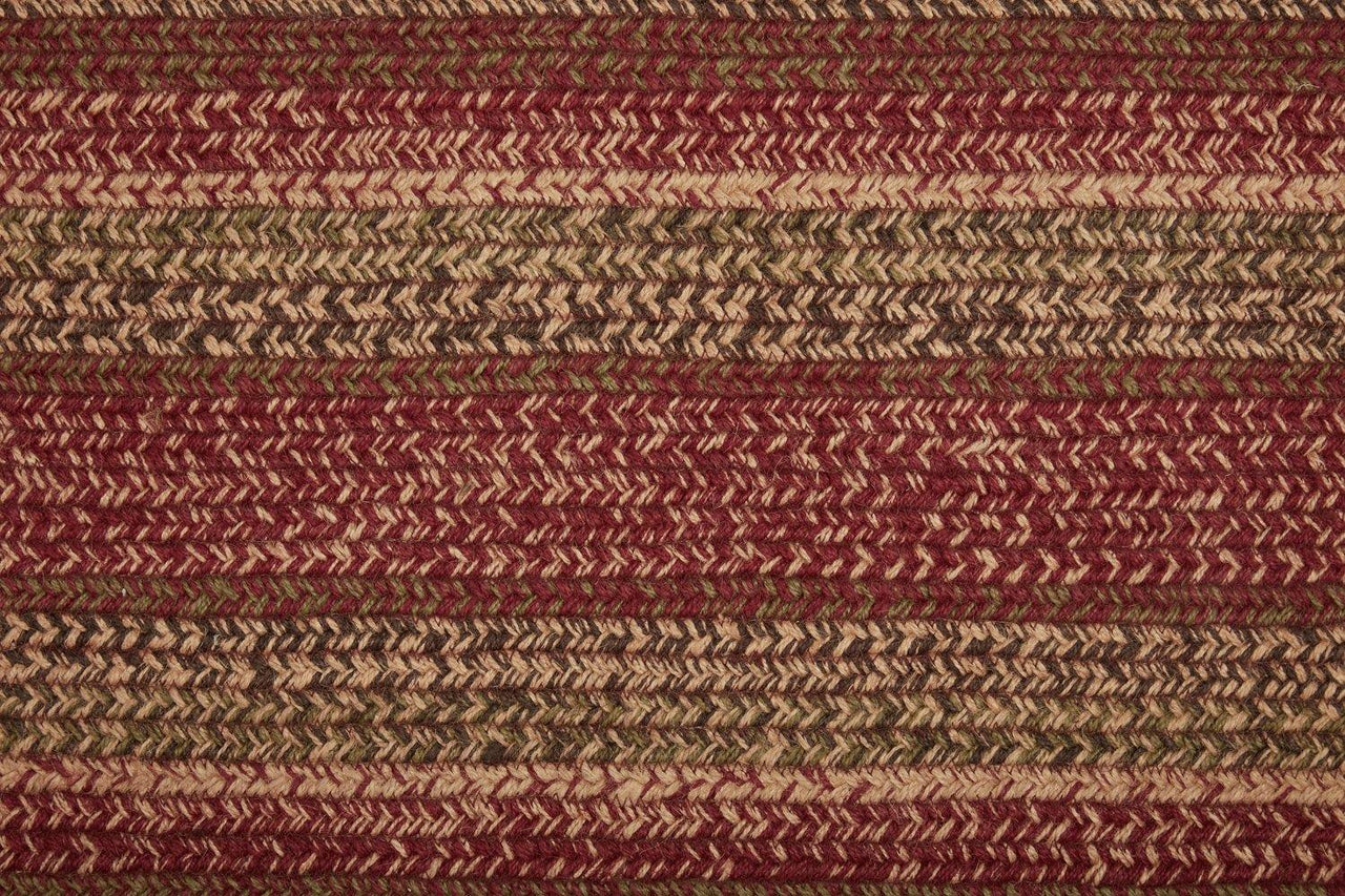 Cider Mill Jute Braided Rug Rect 27"x48" with Rug Pad VHC Brands - The Fox Decor