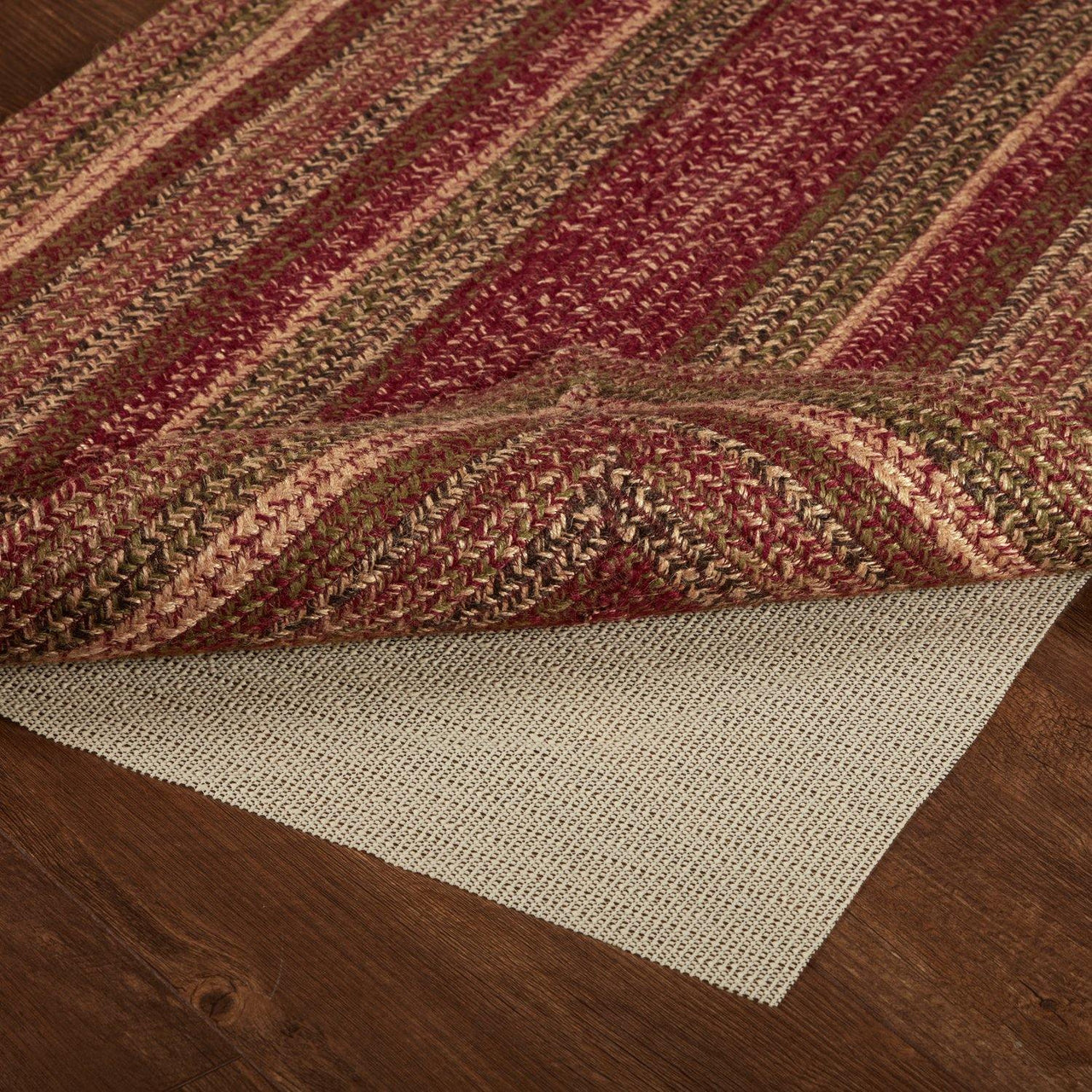 Cider Mill Jute Braided Rug Rect 27"x48" with Rug Pad VHC Brands - The Fox Decor