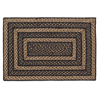 Thumbnail for Farmhouse Jute Braided Rug Rect 2'x3' with Rug Pad - The Fox Decor