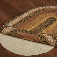 Thumbnail for Kettle Grove Jute Braided Rug Oval 20