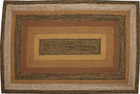 Thumbnail for Kettle Grove Jute Braided Rug Rect 4'x6' with Rug Pad VHC Brands - The Fox Decor