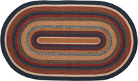 Thumbnail for Stratton Jute Braided Rug Oval 3'x5' with Rug Pad VHC Brands - The Fox Decor