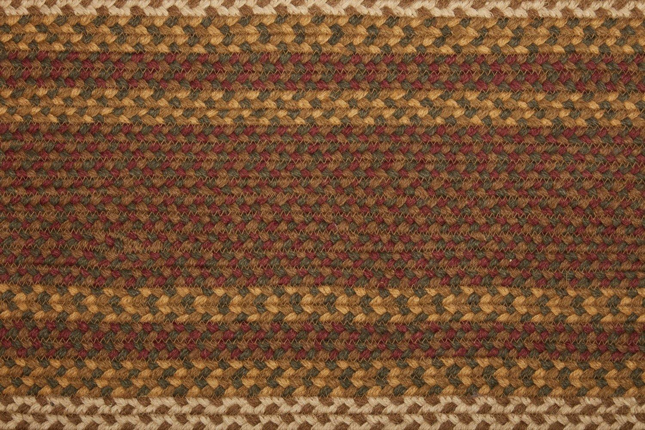 Tea Cabin Jute Braided Rug Rect 27"x48" with Rug Pad VHC Brands - The Fox Decor