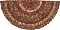 Thumbnail for Cider Mill Jute Braided Rug Half Circle 16.5