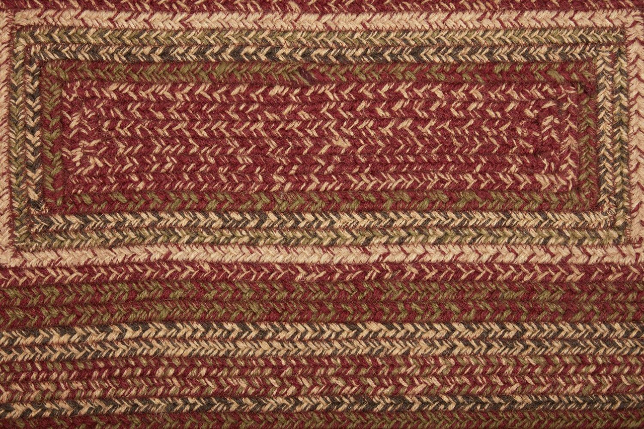 Cider Mill Jute Braided Rug Rect 20"x30"with Rug Pad VHC Brands - The Fox Decor