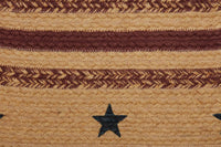 Thumbnail for Potomac Jute Braided Rug Oval Stencil Stars 20