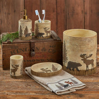 Thumbnail for Brown Black Forest Waste Basket - Park Designs - The Fox Decor