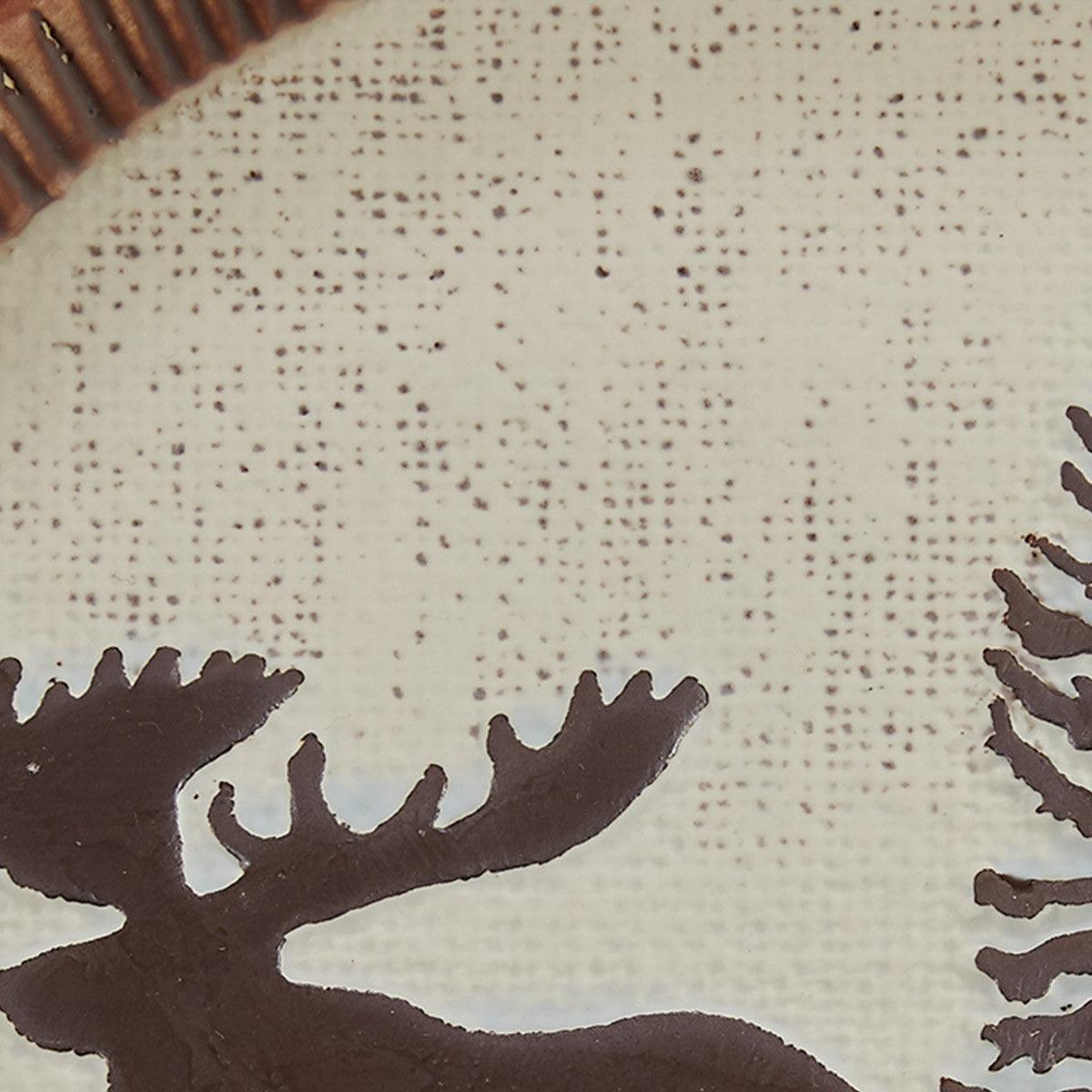 Wilderness Trail Moose Salad Plates - Set of 4 Park Designs - The Fox Decor