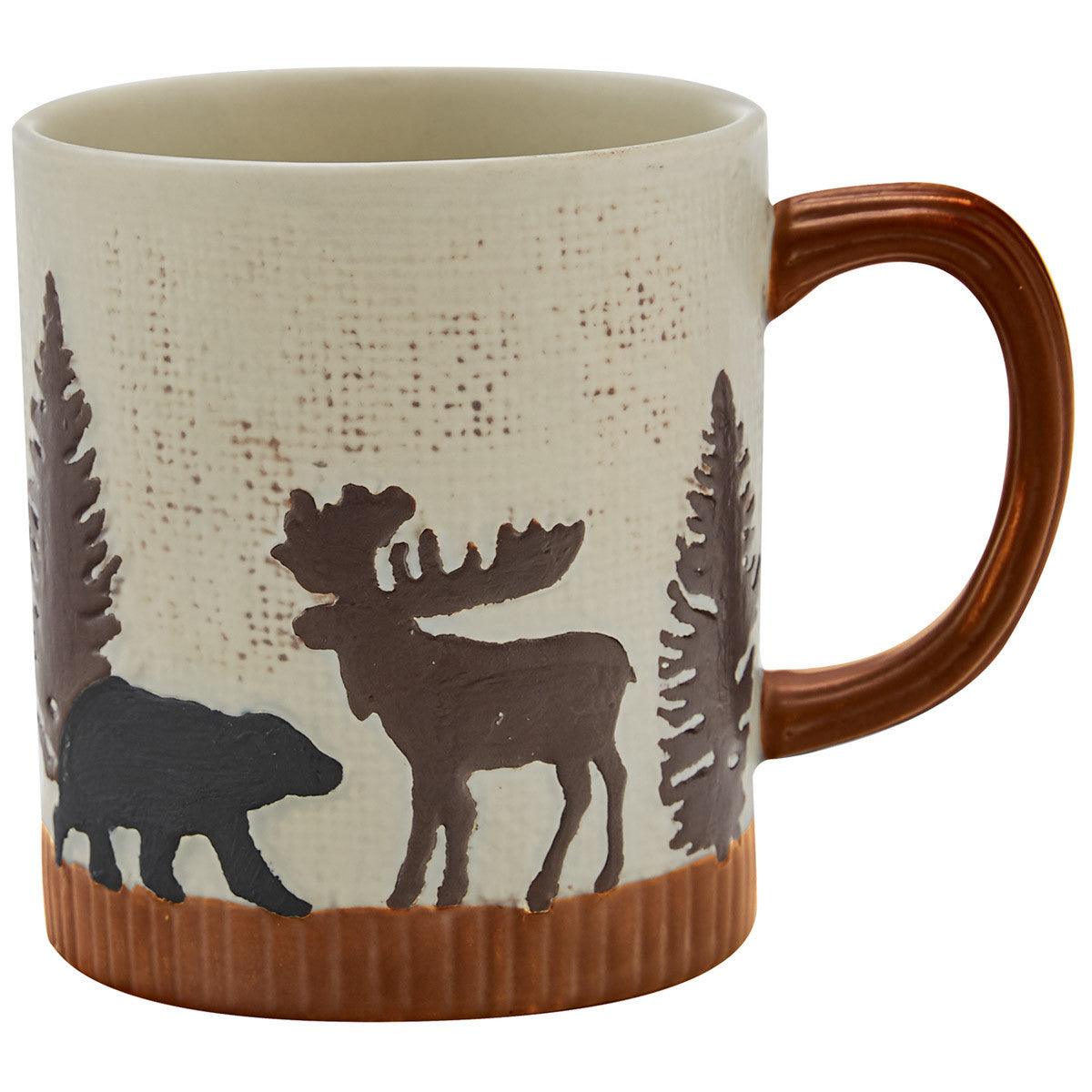 Wilderness Trail Mugs - Set of 4 Park Designs - The Fox Decor