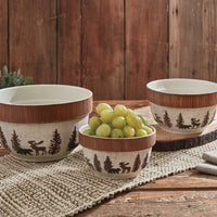 Thumbnail for Wilderness Trail Mixing Bowls - Set of 3 Park Designs