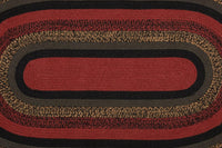Cumberland Jute Braided Rug Oval 4'x6' with Rug Pad VHC Brands - The Fox Decor