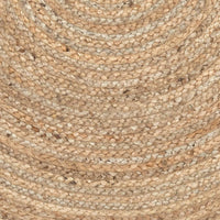 Thumbnail for Harlow Jute Braided Rug Round 3ft with Rug Pad VHC Brands - The Fox Decor