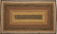 Thumbnail for Kettle Grove Jute Braided Rug Rect 3'x5' with Rug Pad VHC Brands - The Fox Decor