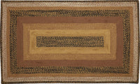 Thumbnail for Kettle Grove Jute Braided Rug Rect 3'x5' with Rug Pad VHC Brands - The Fox Decor