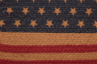 Thumbnail for Liberty Stars Flag Jute Braided Rug Oval 20