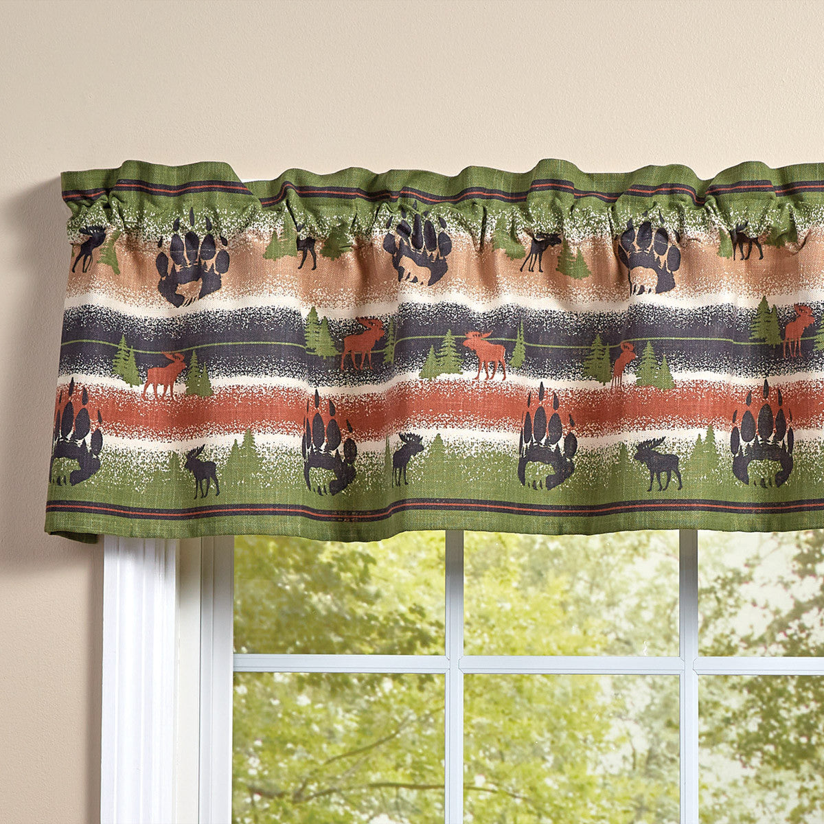 Wild Woods Valance 14" L - Park designs - The Fox Decor