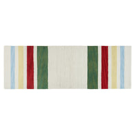 Thumbnail for Camp Stripe Hooked Rug 2' x 6' (24
