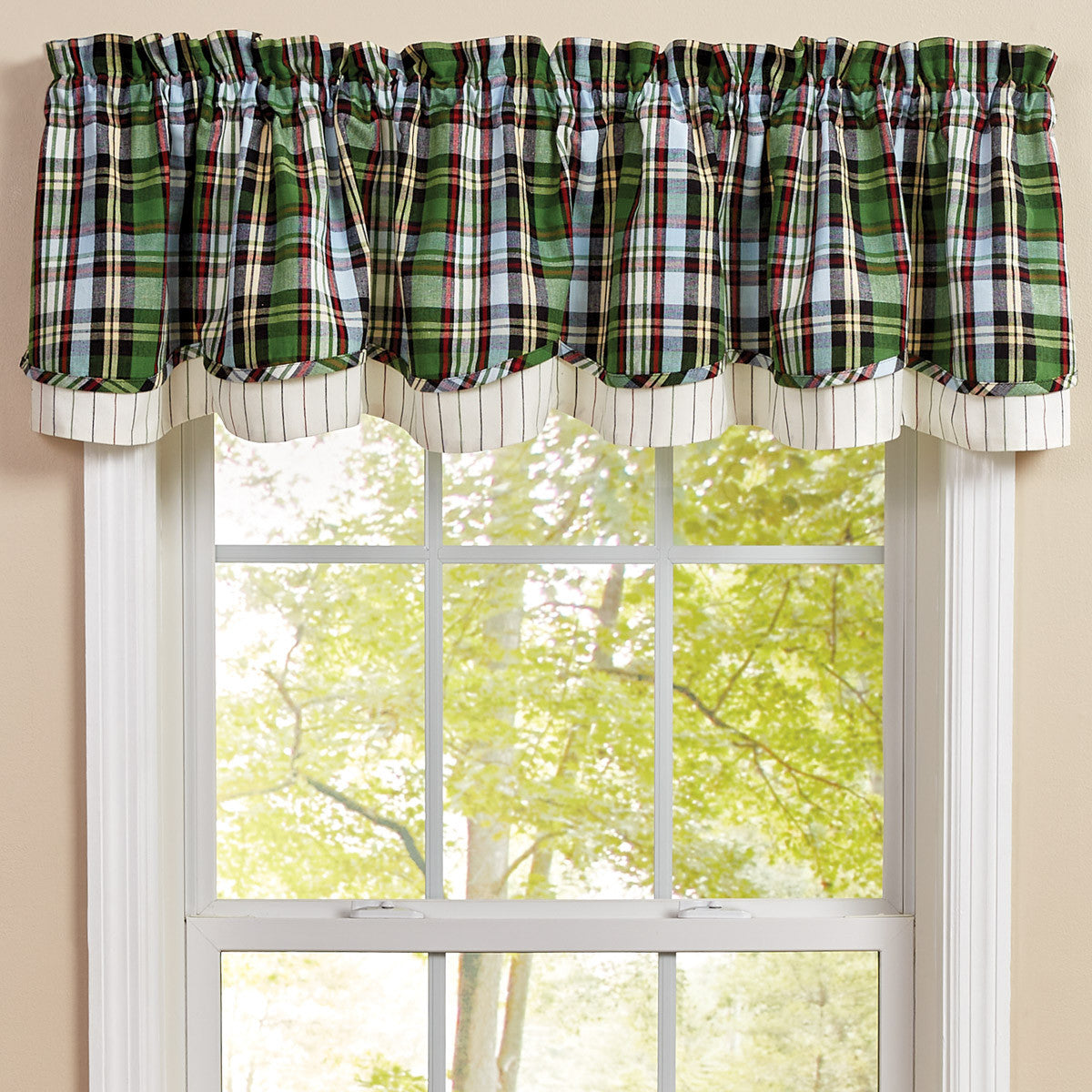 Happy Trails Valance - Lined Layered 72x16 Park Designs