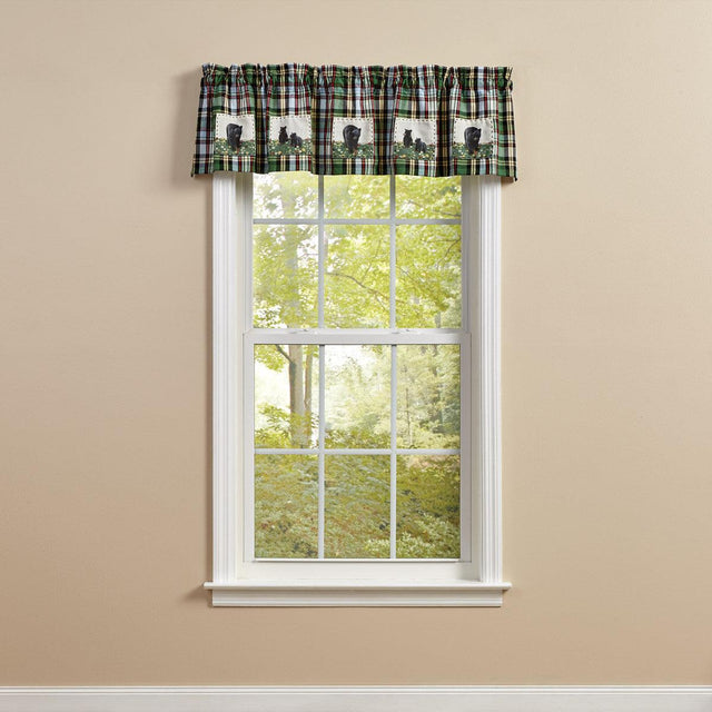 Happy Trails Bear Patch Valance - Park designs - The Fox Decor