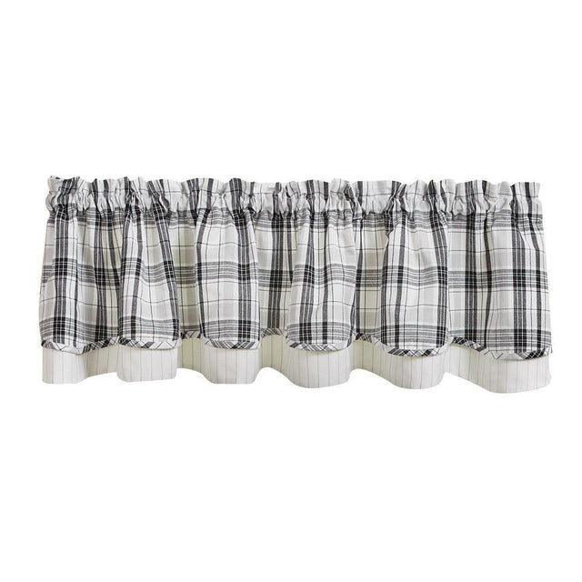 Refined Rustic Valance - Lined Layered 72x16 Park designs - The Fox Decor