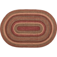Thumbnail for Cider Mill Jute Braided Rug Oval 4'x6' with Rug Pad VHC Brands - The Fox Decor