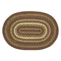 Tea Cabin Jute Braided Rug Oval 24
