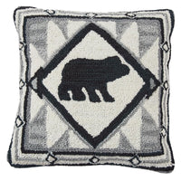 Thumbnail for Tribal Hooked Pillow Feather Fill 18