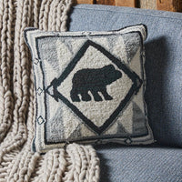 Thumbnail for Tribal Hooked Pillow Feather Fill 18