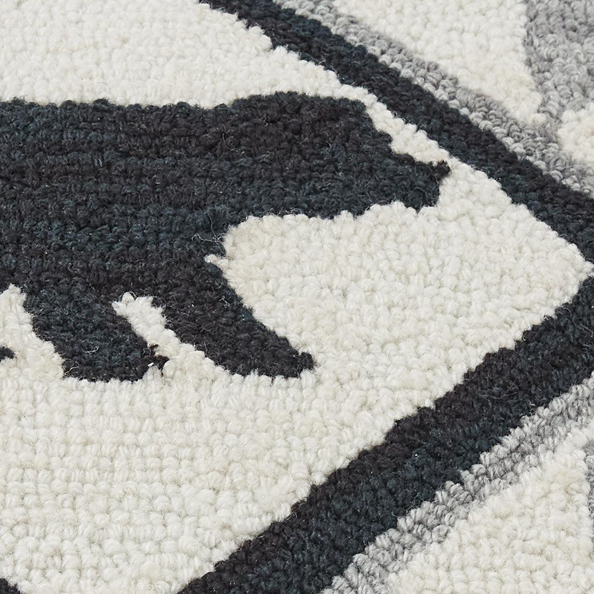 Tribal Hooked Stool Park Designs - The Fox Decor