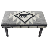 Thumbnail for Tribal Hooked Bench Park Designs - The Fox Decor