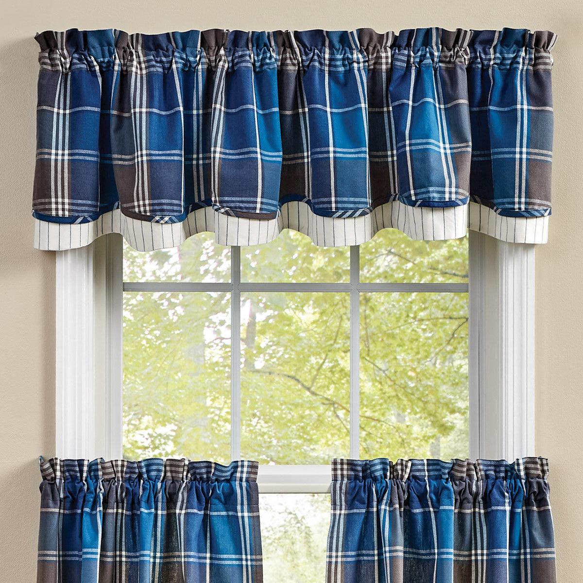 Rainy Lake Valance - Lined Layered 72x16 Park Designs