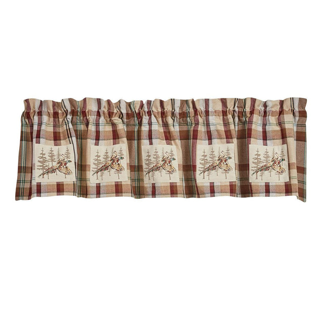 Gamekeeper Plaid Valance - Pheasant Patch 60x14 Park designs - The Fox Decor