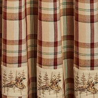 Thumbnail for Gamekeeper Plaid Pheasant Patch Shower Curtain 72