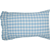 Thumbnail for Annie Buffalo Blue Check Standard Pillow Case Set of 2 21x30+4 VHC Brands - The Fox Decor