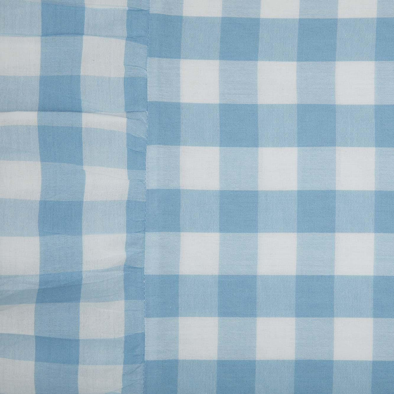 Annie Buffalo Blue Check King Pillow Case Set of 2 21x36+4 VHC Brands