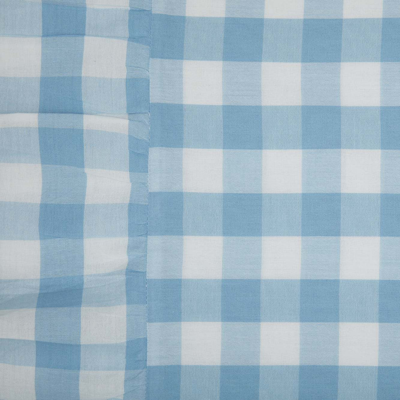 Annie Buffalo Blue Check Standard Pillow Case Set of 2 21x30+4 VHC Brands