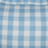 Thumbnail for Annie Buffalo Blue Check Ruffled Fabric Pillow 18x18 VHC Brands