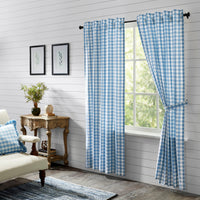 Thumbnail for Annie Buffalo Blue Check Panel Set of 2 84x40 VHC Brands - The Fox Decor