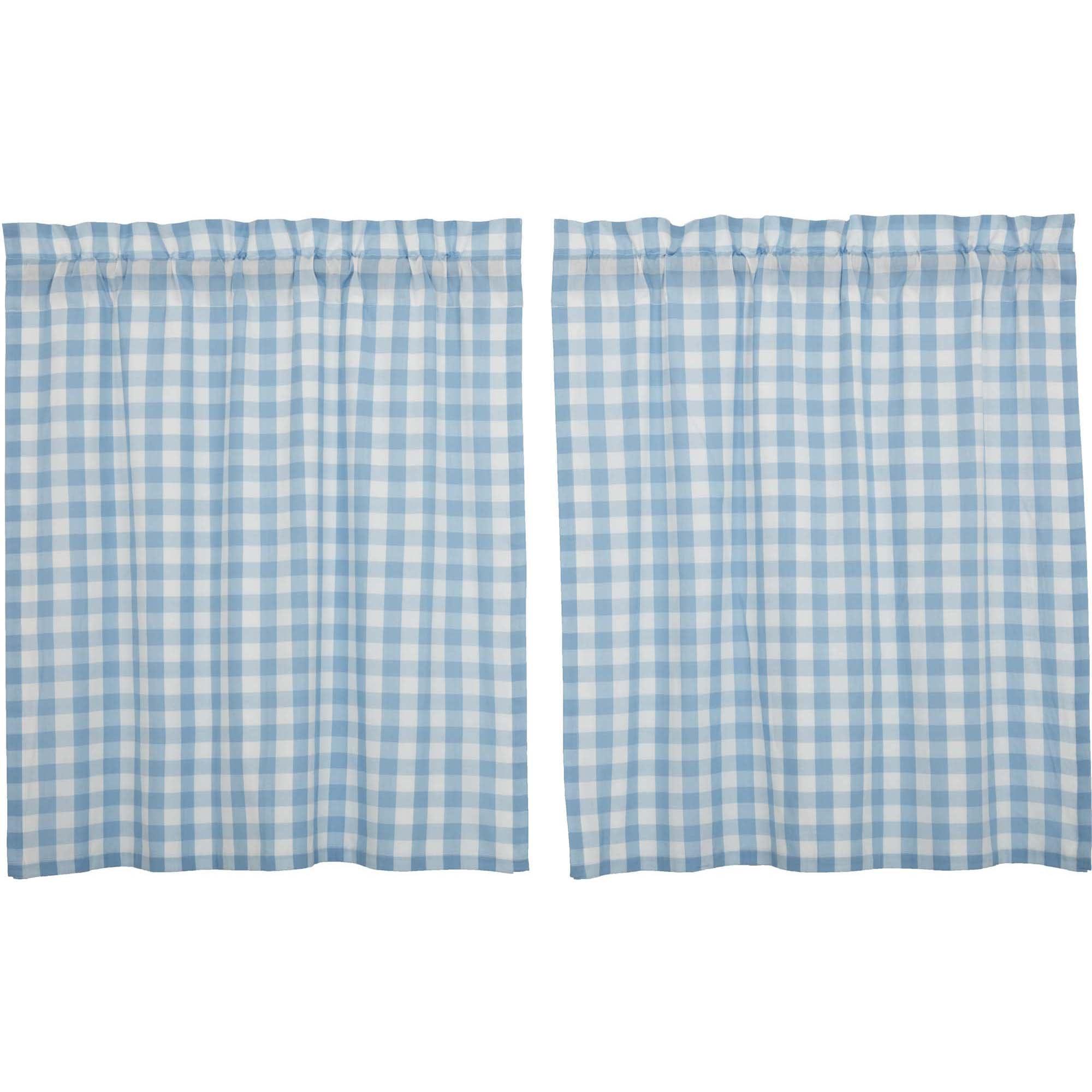 Annie Buffalo Blue Check Tier Set of 2 L36xW36 VHC Brands - The Fox Decor