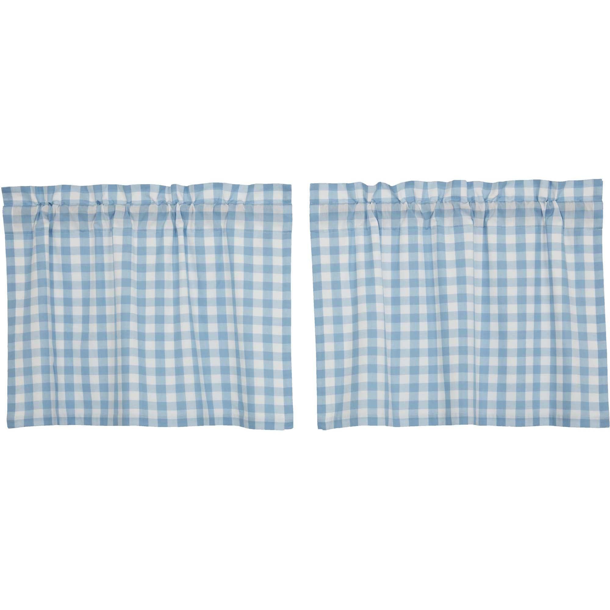 Annie Buffalo Blue Check Tier Set of 2 L24xW36 VHC Brands - The Fox Decor