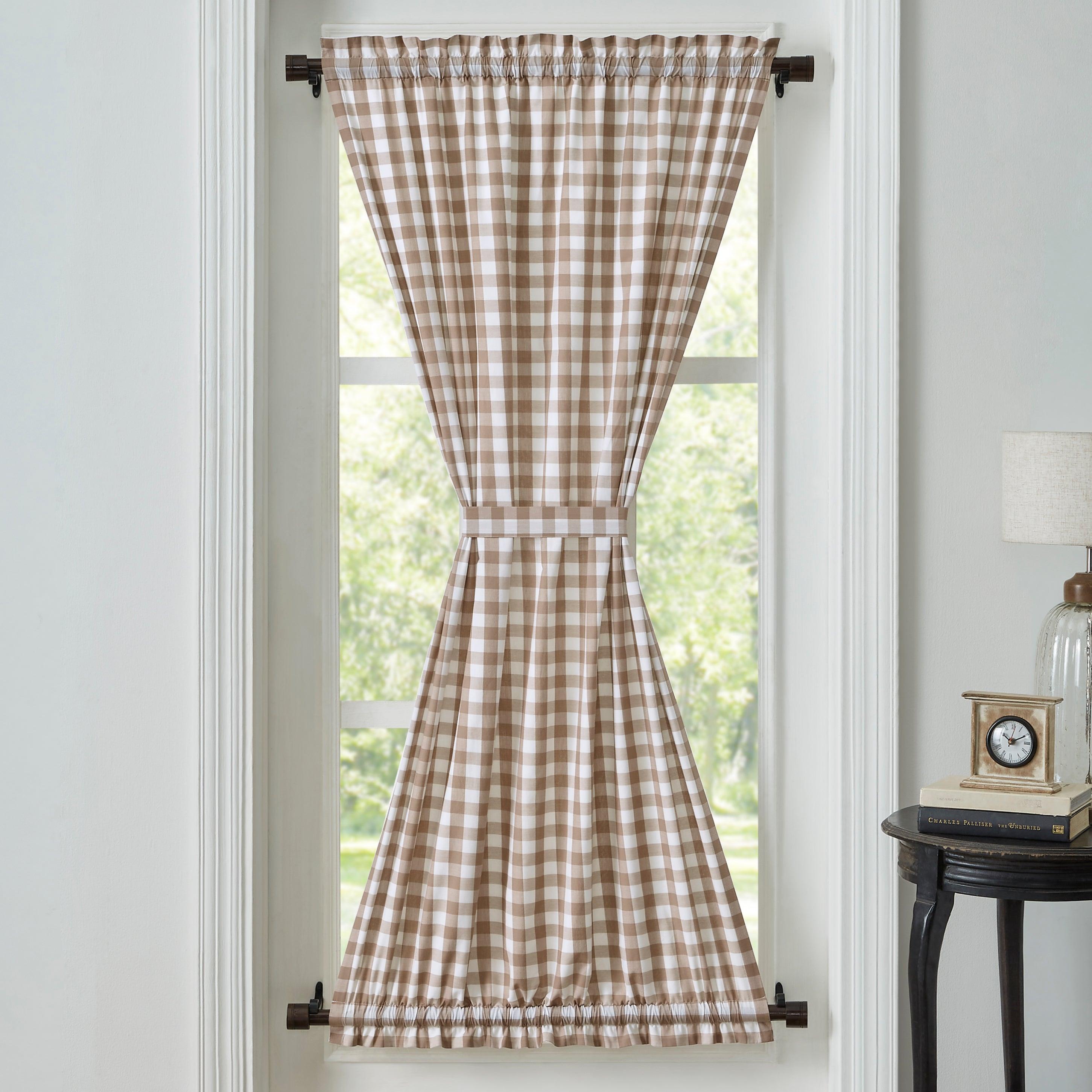 Annie Buffalo Portabella Check Door Panel 72x40 VHC Brands - The Fox Decor