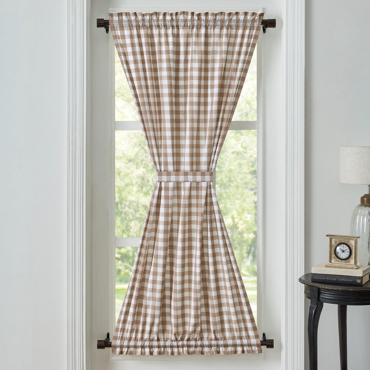 Annie Buffalo Portabella Check Door Panel 72x40 VHC Brands - The Fox Decor