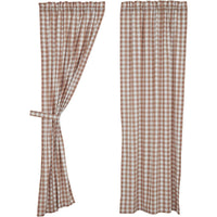 Annie Buffalo Portabella Check Panel Set of 2 84x40 VHC Brands - The Fox Decor